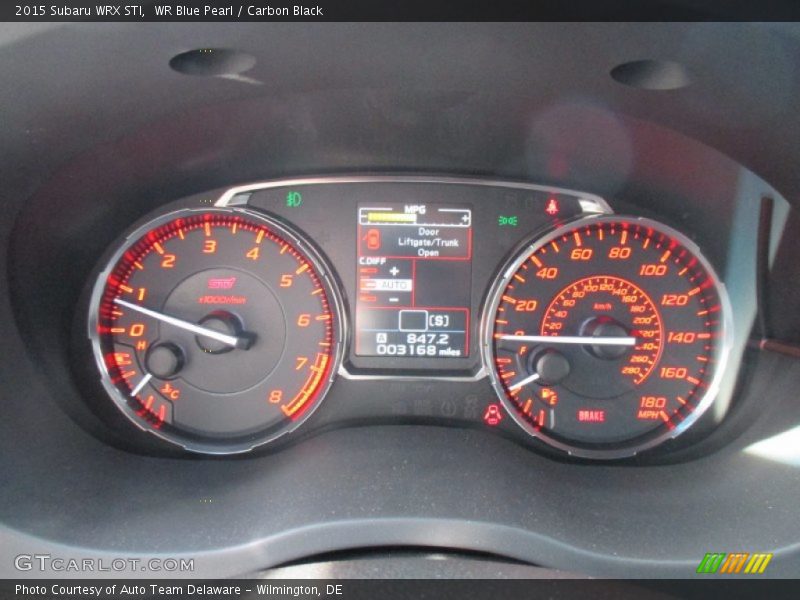 2015 WRX STI STI Gauges