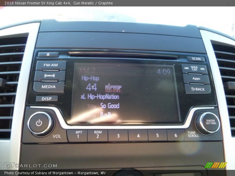 Controls of 2016 Frontier SV King Cab 4x4
