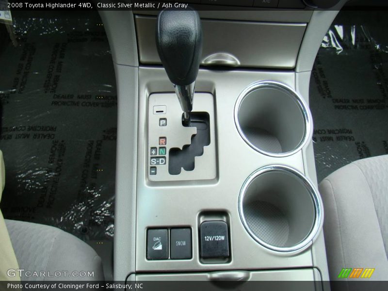 Classic Silver Metallic / Ash Gray 2008 Toyota Highlander 4WD
