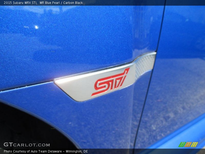 WR Blue Pearl / Carbon Black 2015 Subaru WRX STI