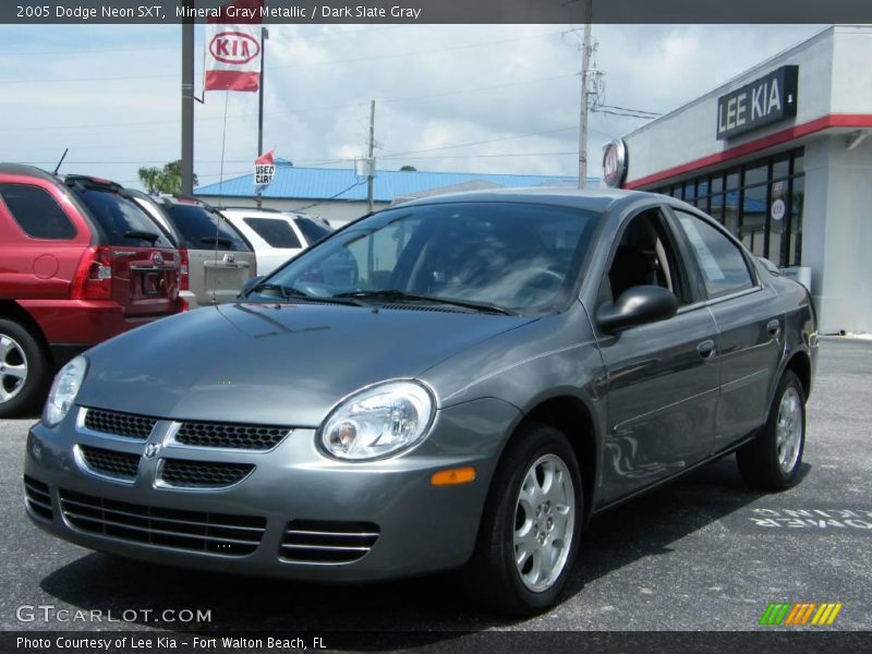 Mineral Gray Metallic / Dark Slate Gray 2005 Dodge Neon SXT