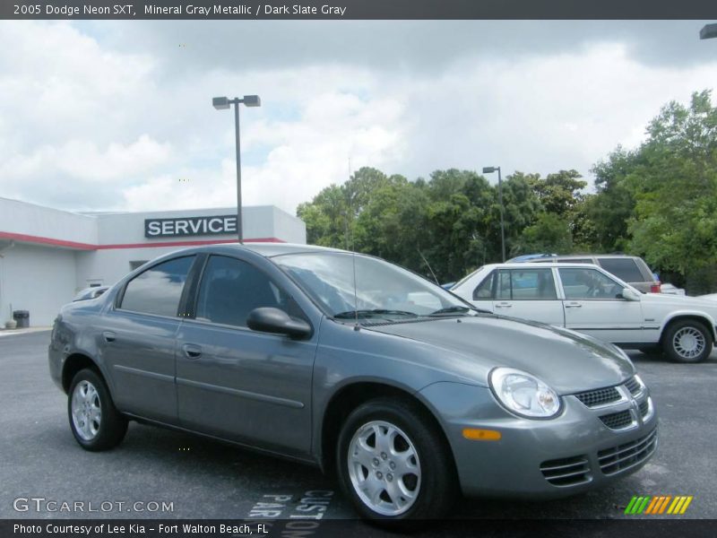 Mineral Gray Metallic / Dark Slate Gray 2005 Dodge Neon SXT