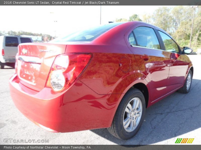 Crystal Red Tintcoat / Jet Black/Dark Titanium 2016 Chevrolet Sonic LT Sedan