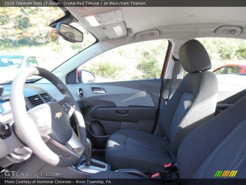 Crystal Red Tintcoat / Jet Black/Dark Titanium 2016 Chevrolet Sonic LT Sedan