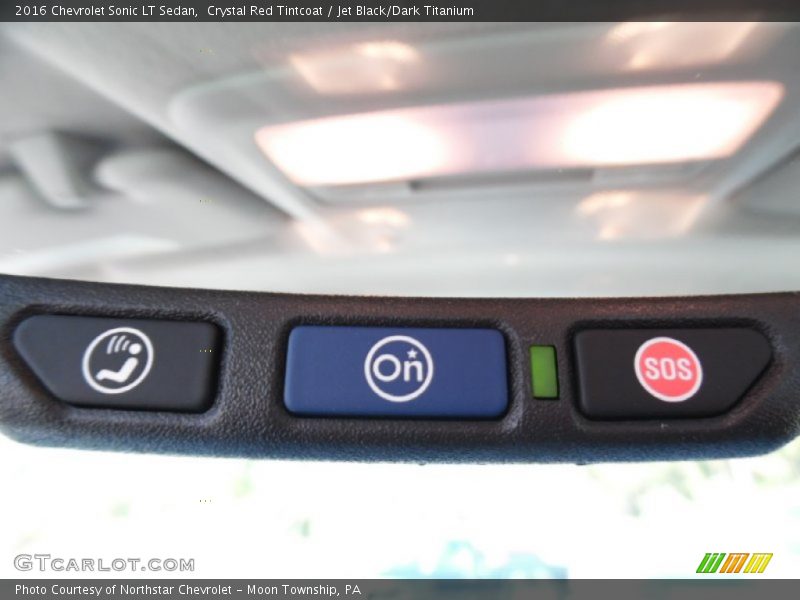 Crystal Red Tintcoat / Jet Black/Dark Titanium 2016 Chevrolet Sonic LT Sedan