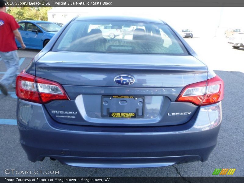 Twilight Blue Metallic / Slate Black 2016 Subaru Legacy 2.5i
