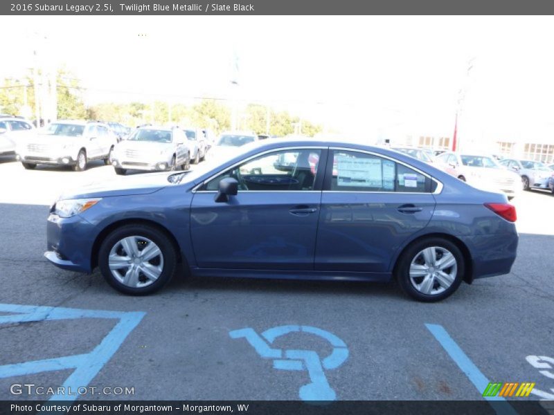Twilight Blue Metallic / Slate Black 2016 Subaru Legacy 2.5i