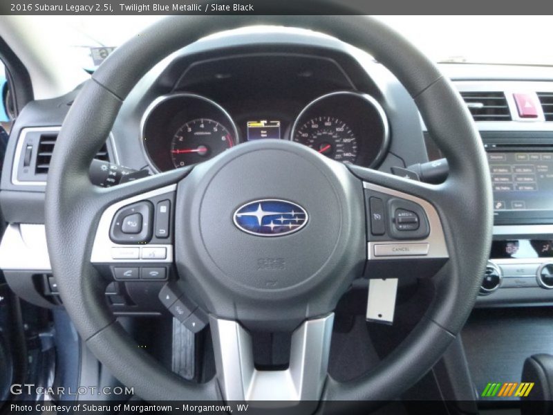 Twilight Blue Metallic / Slate Black 2016 Subaru Legacy 2.5i