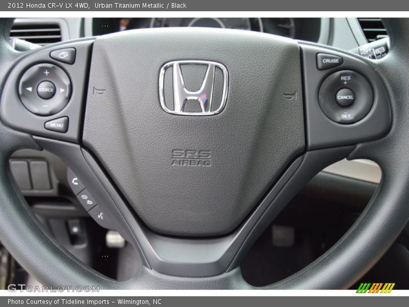 Urban Titanium Metallic / Black 2012 Honda CR-V LX 4WD