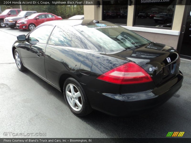 Nighthawk Black Pearl / Black 2004 Honda Accord EX-L Coupe