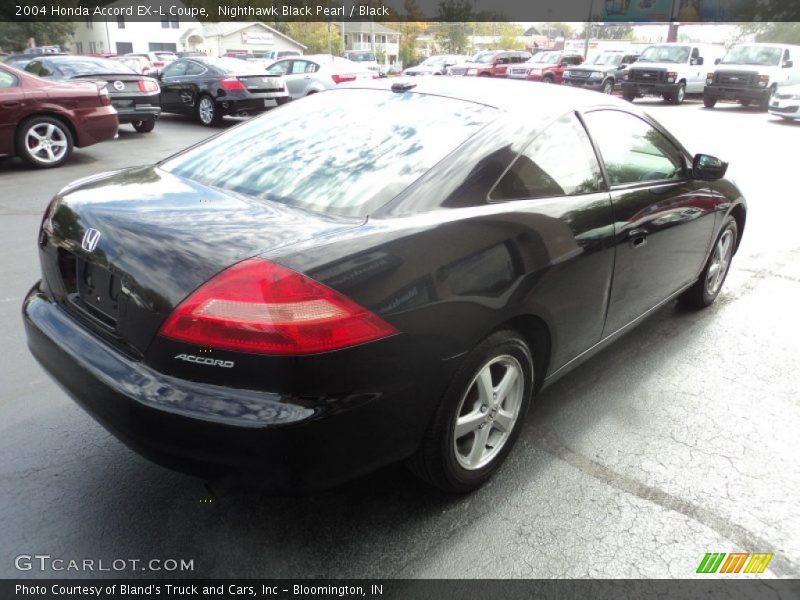 Nighthawk Black Pearl / Black 2004 Honda Accord EX-L Coupe