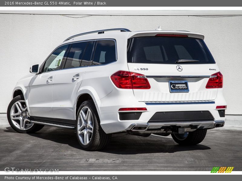 Polar White / Black 2016 Mercedes-Benz GL 550 4Matic