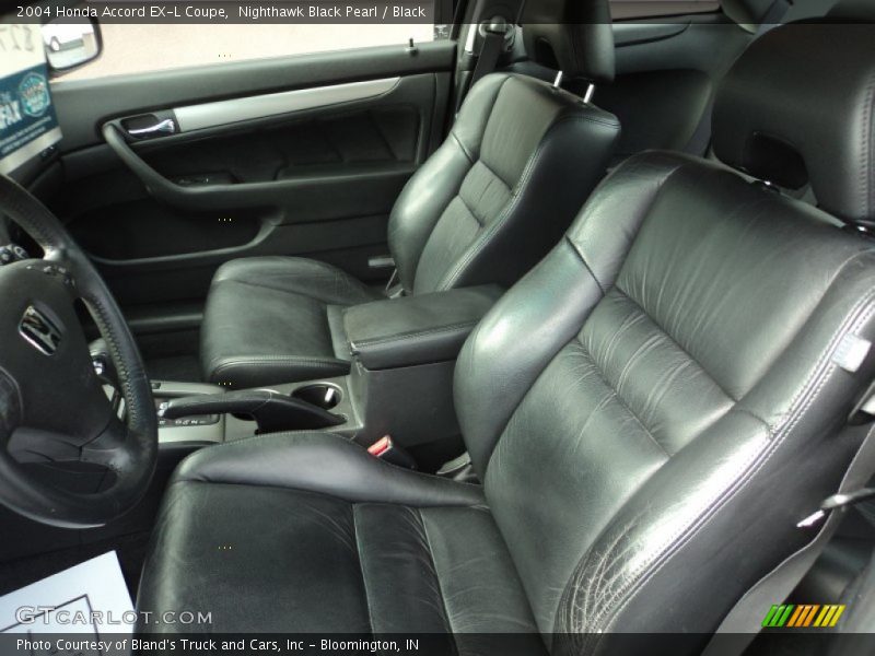 Nighthawk Black Pearl / Black 2004 Honda Accord EX-L Coupe