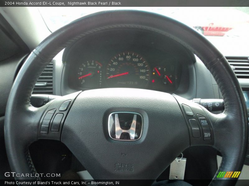 Nighthawk Black Pearl / Black 2004 Honda Accord EX-L Coupe