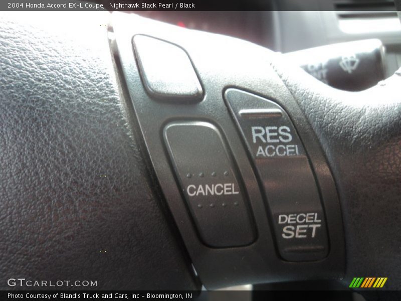 Nighthawk Black Pearl / Black 2004 Honda Accord EX-L Coupe