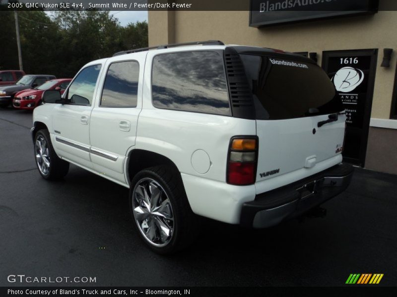 Summit White / Pewter/Dark Pewter 2005 GMC Yukon SLE 4x4