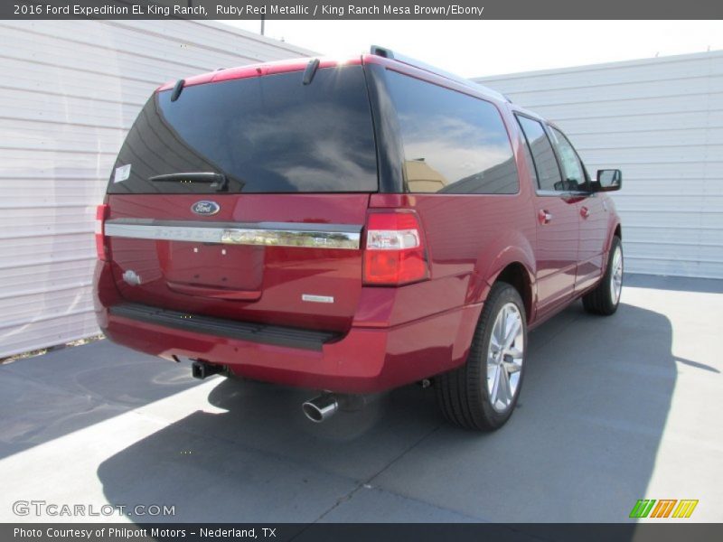 Ruby Red Metallic / King Ranch Mesa Brown/Ebony 2016 Ford Expedition EL King Ranch