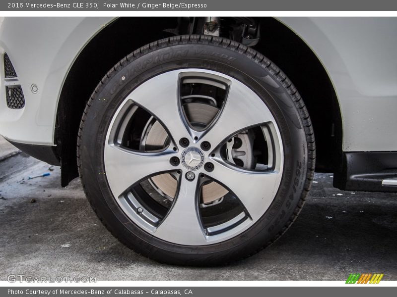 Polar White / Ginger Beige/Espresso 2016 Mercedes-Benz GLE 350