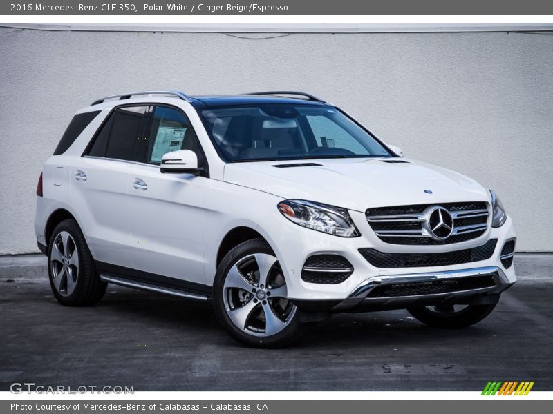 Front 3/4 View of 2016 GLE 350