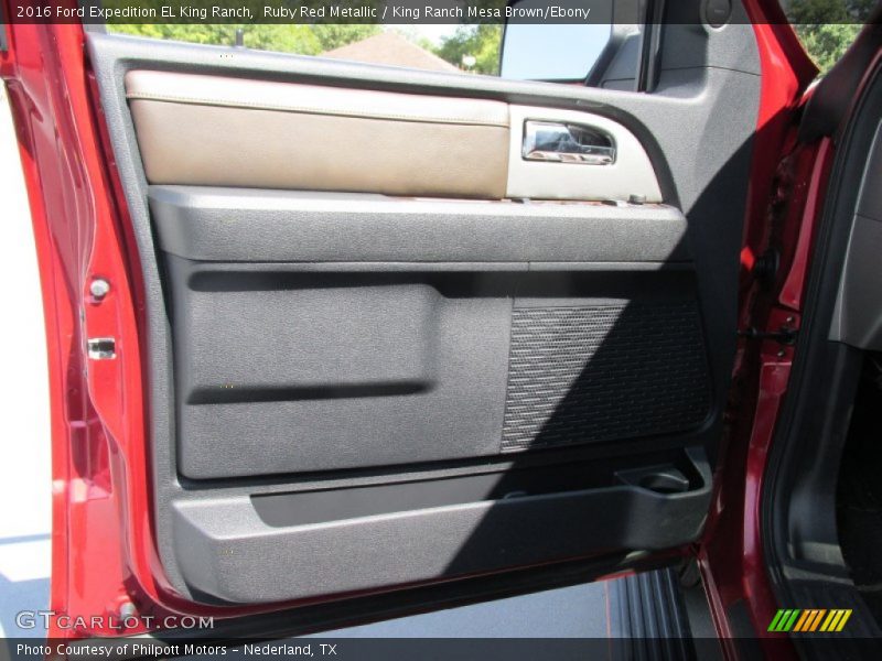 Ruby Red Metallic / King Ranch Mesa Brown/Ebony 2016 Ford Expedition EL King Ranch
