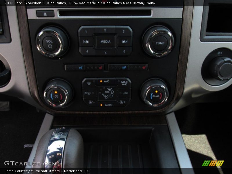 Ruby Red Metallic / King Ranch Mesa Brown/Ebony 2016 Ford Expedition EL King Ranch