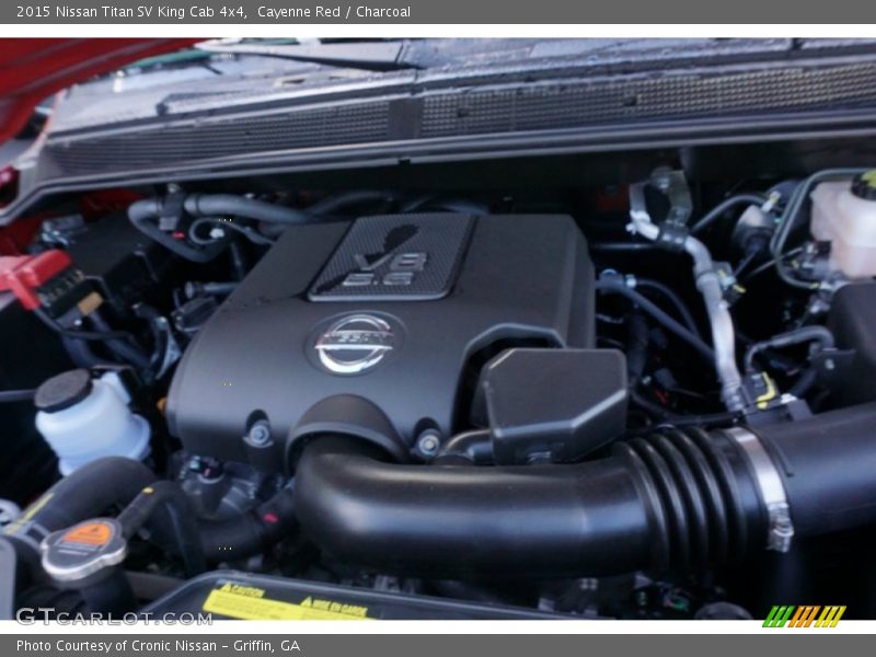 Cayenne Red / Charcoal 2015 Nissan Titan SV King Cab 4x4