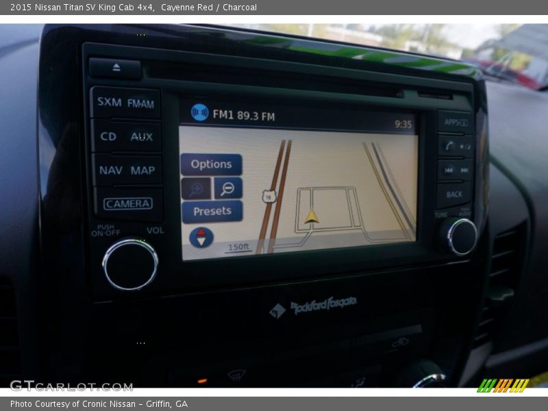 Cayenne Red / Charcoal 2015 Nissan Titan SV King Cab 4x4