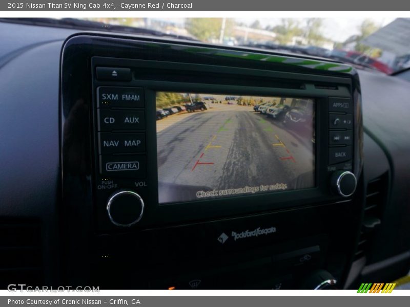 Cayenne Red / Charcoal 2015 Nissan Titan SV King Cab 4x4
