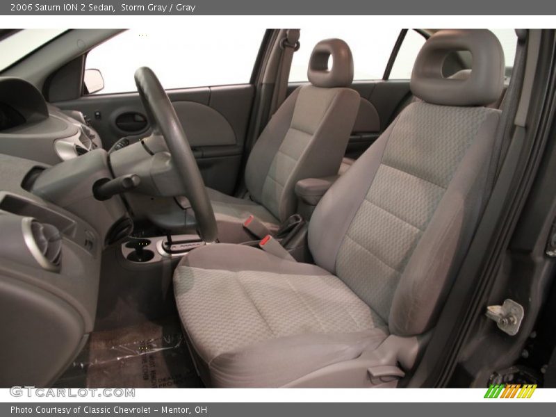 Storm Gray / Gray 2006 Saturn ION 2 Sedan