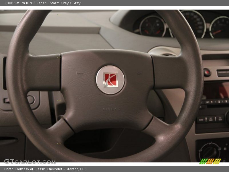 Storm Gray / Gray 2006 Saturn ION 2 Sedan