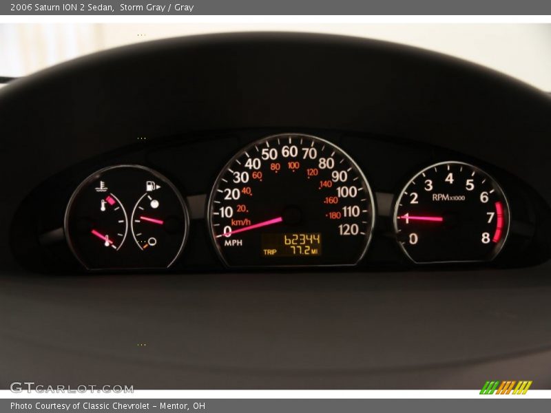 Storm Gray / Gray 2006 Saturn ION 2 Sedan