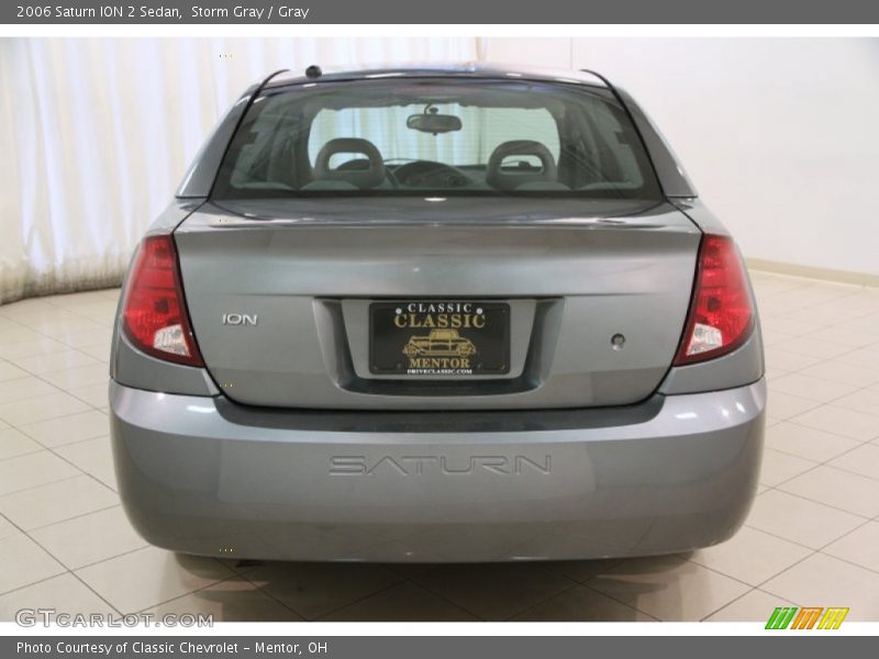 Storm Gray / Gray 2006 Saturn ION 2 Sedan
