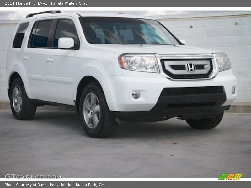 Taffeta White / Gray 2011 Honda Pilot EX-L