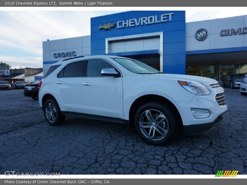 Summit White / Light Titanium 2016 Chevrolet Equinox LTZ