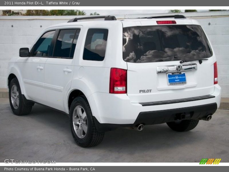 Taffeta White / Gray 2011 Honda Pilot EX-L