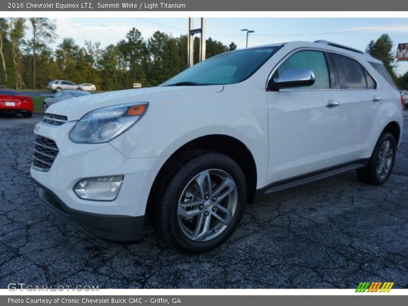 Summit White / Light Titanium 2016 Chevrolet Equinox LTZ