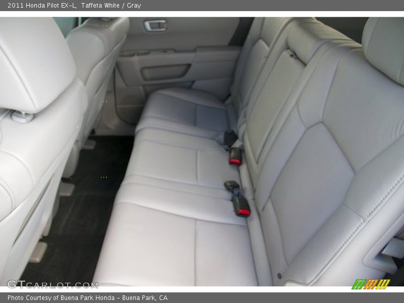 Taffeta White / Gray 2011 Honda Pilot EX-L