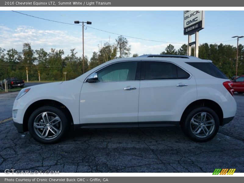 Summit White / Light Titanium 2016 Chevrolet Equinox LTZ