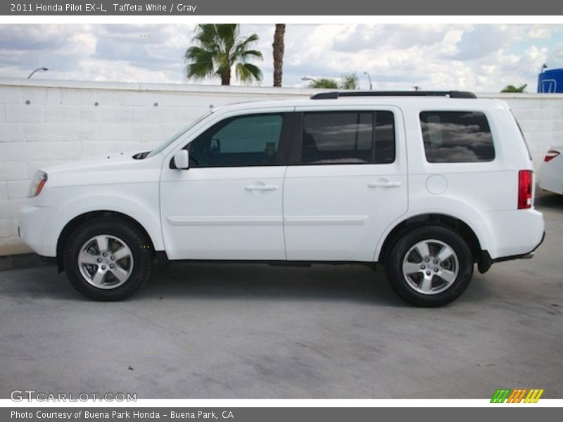 Taffeta White / Gray 2011 Honda Pilot EX-L