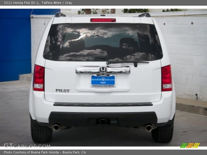 Taffeta White / Gray 2011 Honda Pilot EX-L