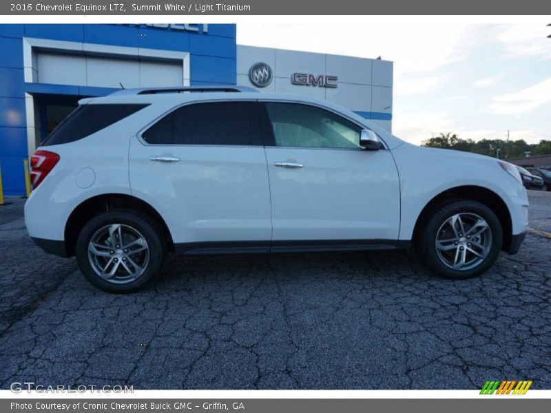 Summit White / Light Titanium 2016 Chevrolet Equinox LTZ
