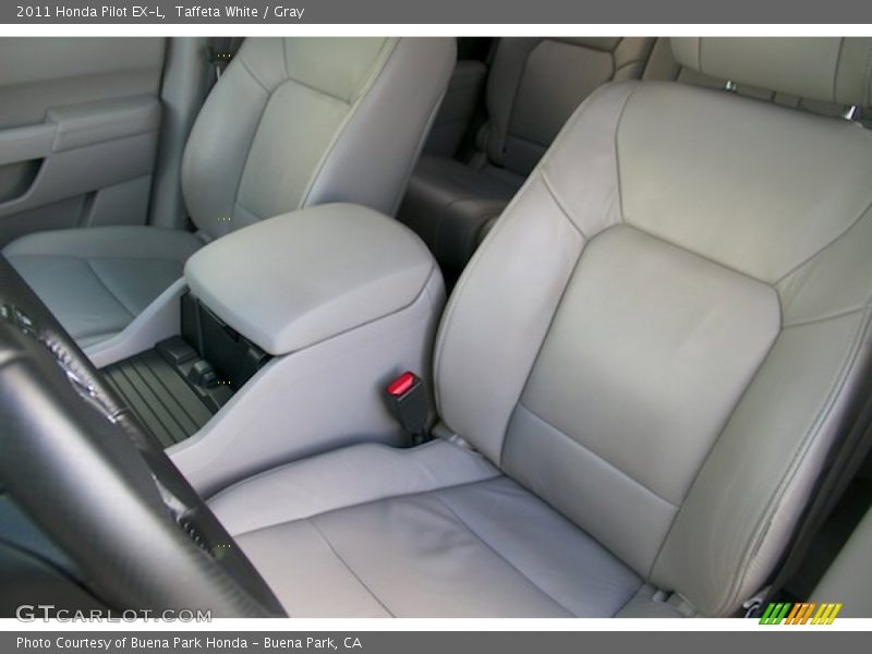 Taffeta White / Gray 2011 Honda Pilot EX-L