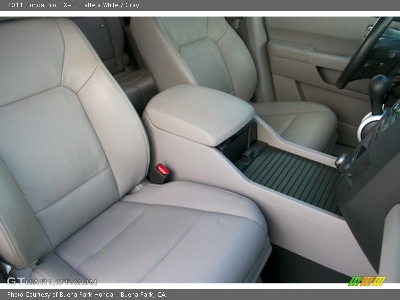 Taffeta White / Gray 2011 Honda Pilot EX-L