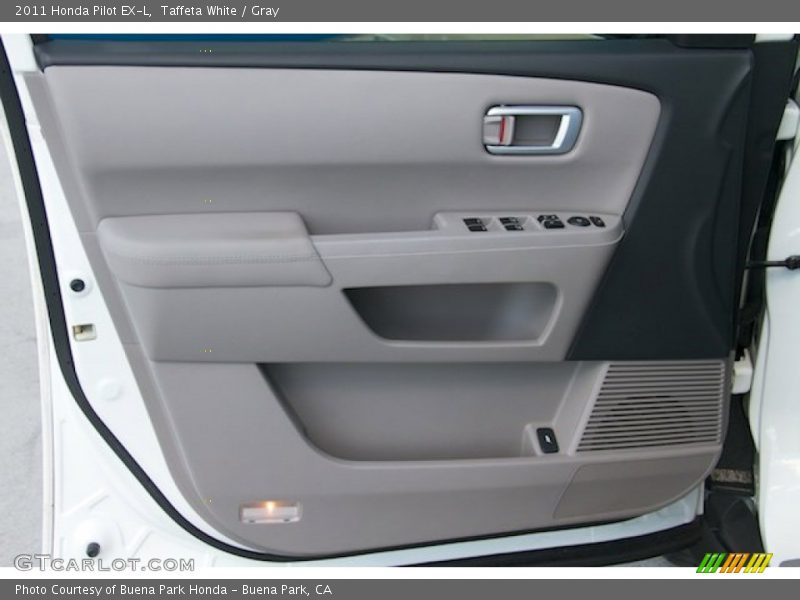 Taffeta White / Gray 2011 Honda Pilot EX-L