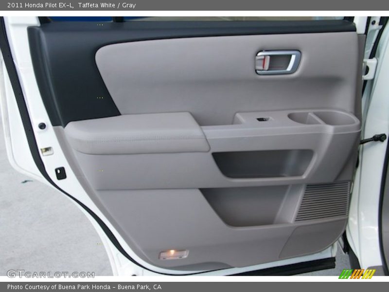 Taffeta White / Gray 2011 Honda Pilot EX-L