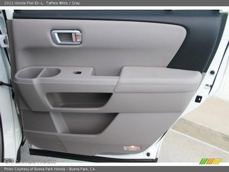 Taffeta White / Gray 2011 Honda Pilot EX-L