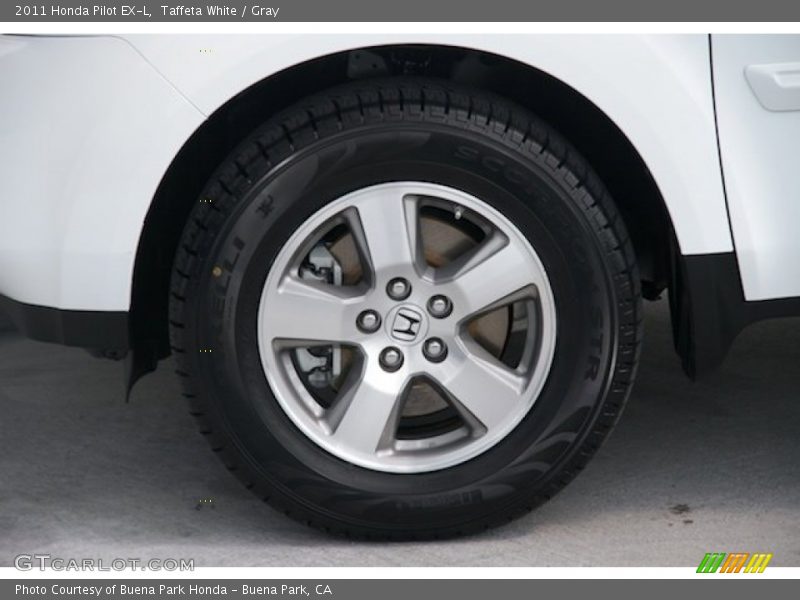 Taffeta White / Gray 2011 Honda Pilot EX-L