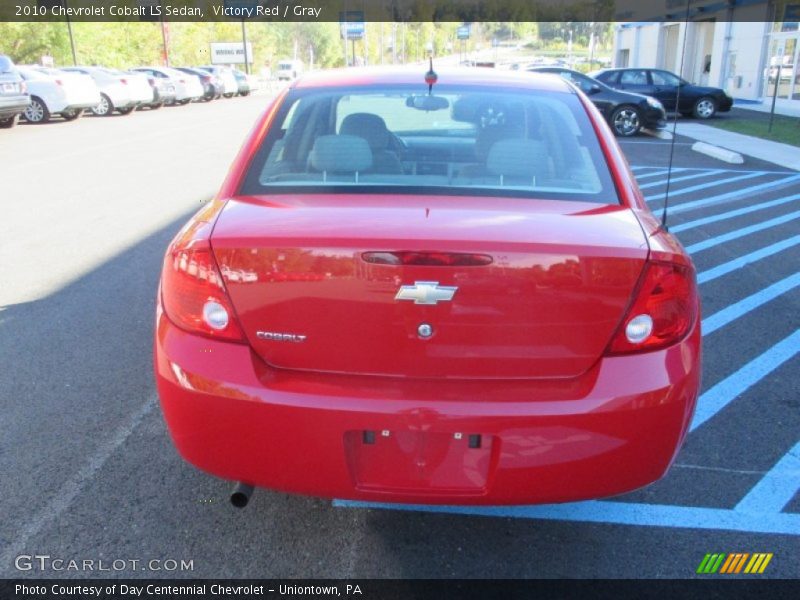 Victory Red / Gray 2010 Chevrolet Cobalt LS Sedan