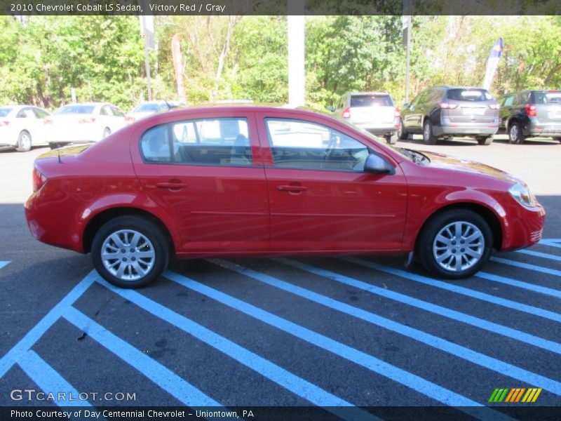 Victory Red / Gray 2010 Chevrolet Cobalt LS Sedan