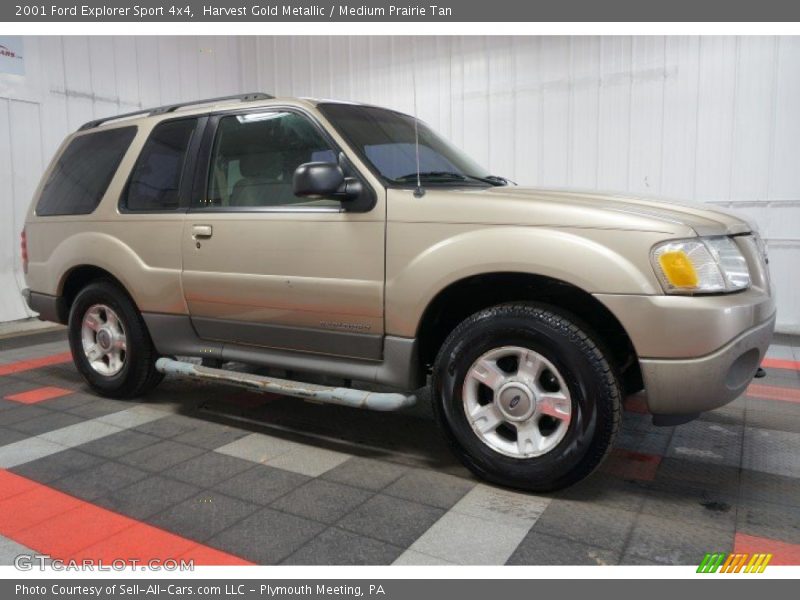 Harvest Gold Metallic / Medium Prairie Tan 2001 Ford Explorer Sport 4x4